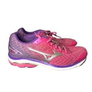 Mizuno Wave Rider 19 Athletic Running Shoes Sneakers Women's Size 8.5